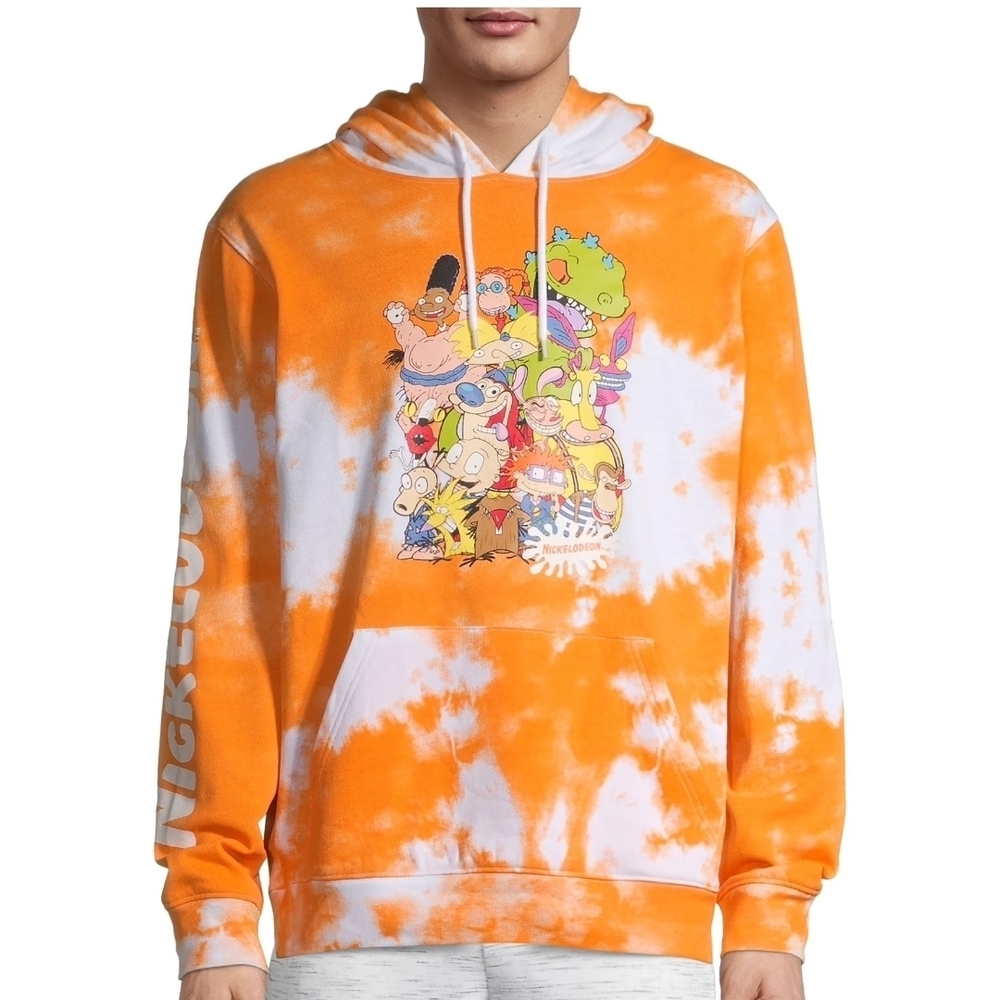 Nickelodeon Orange Tie-Dye Hoodie